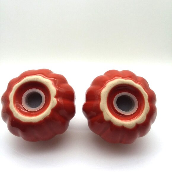 VTG Pumpkin Salt & Pepper Shakers Fall Autumn Thanksgiving Decor Festive Unused - Picture 5 of 5